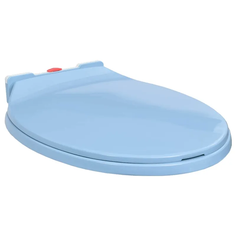 vidaXL Copriwater Chiusura Ammortizzata e Sgancio Rapido Blu Ovale Merkproduct
