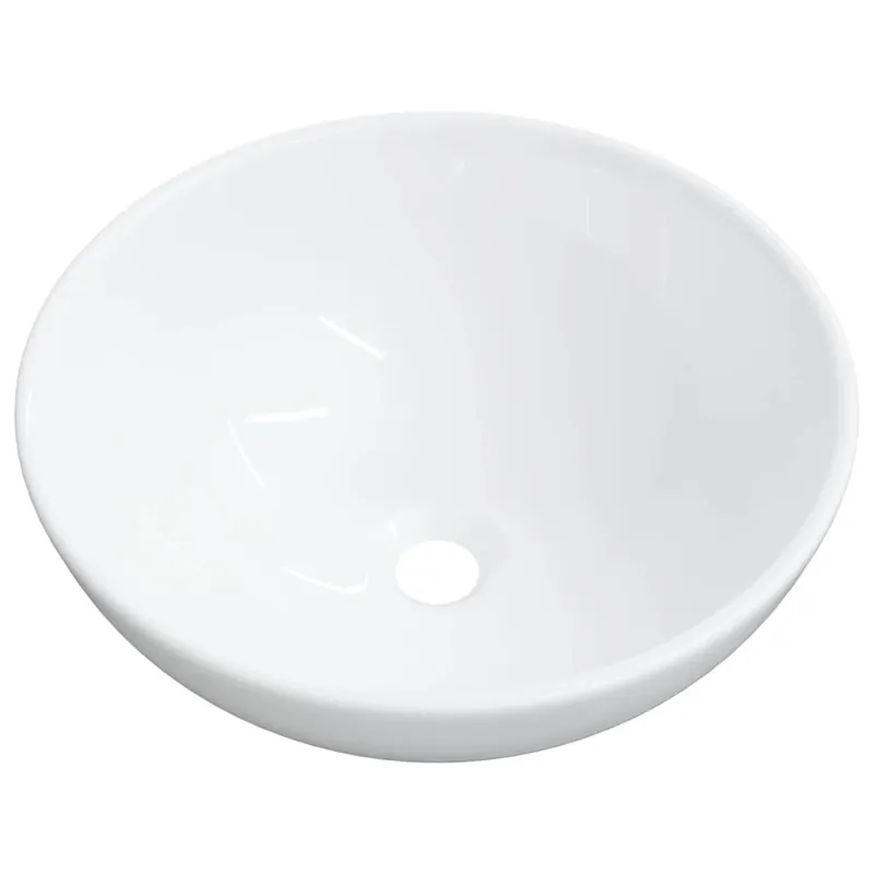 vidaXL Lavandino Bianco 28x28x10 cm Ceramica Merkproduct