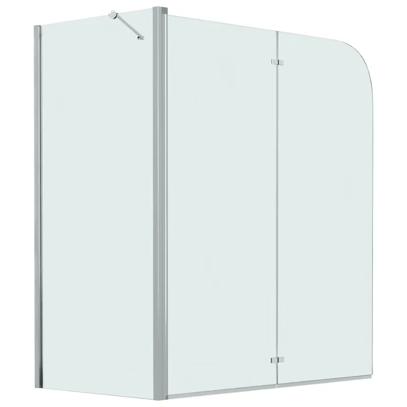 vidaXL Box Doccia Pieghevole a Libro in ESG 120x68x130 cm Superprijs