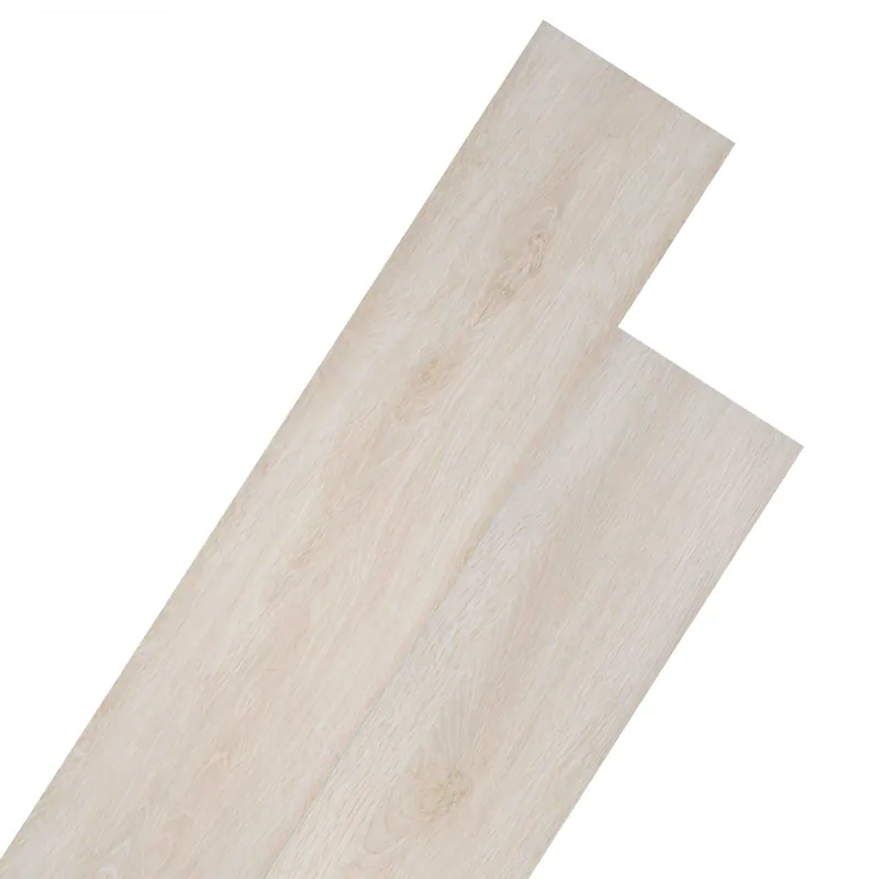vidaXL Tavole per Pavimenti 36 pcs Bianco Rovere Classico 5,02 m² PVC Hete Deal