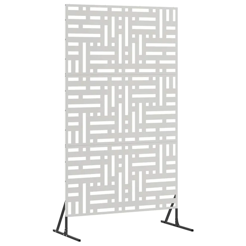 Favoriet vidaXL Schermo per Privacy 100 x 50 x 180 cm Acciaio Inox Argento