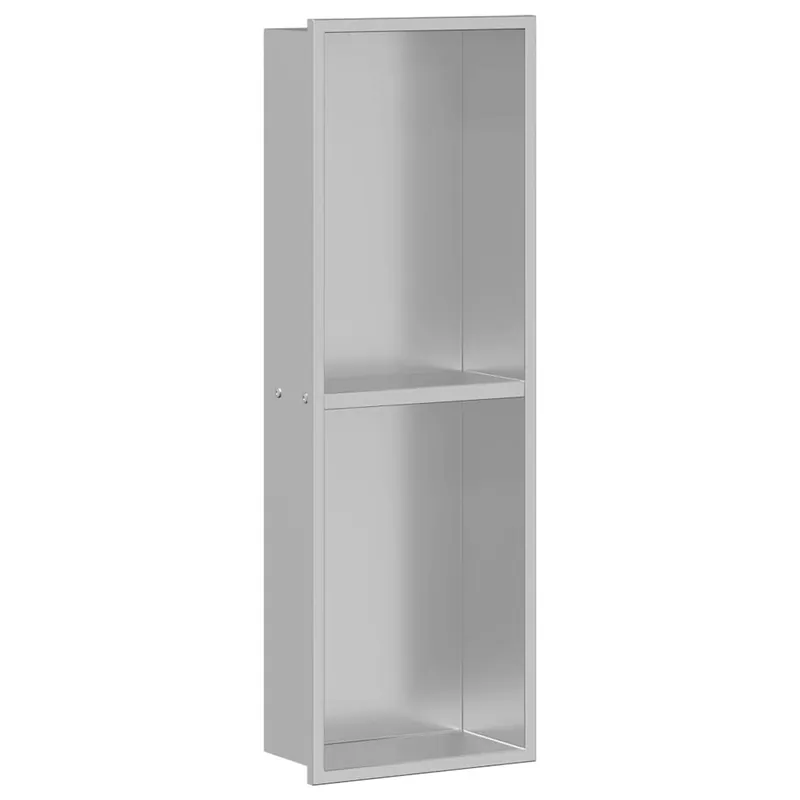 vidaXL Nicchia per doccia Argento 60 x 20 x 9,5 cm Speciale Aanbieding