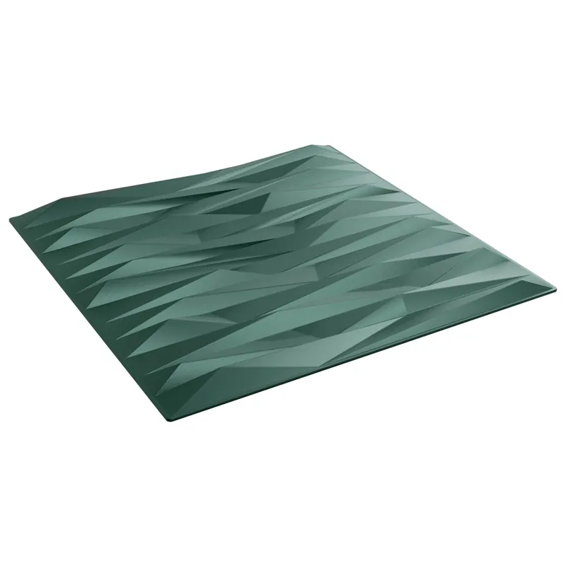 Gecertificeerd vidaXL Pannelli da parete 12 pcs Verde pietra 50 x 50 cm Schiuma XPS