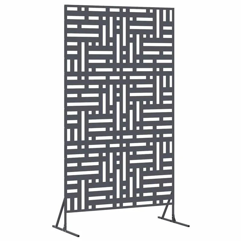 vidaXL Schermo per Privacy 100 x 50 x 180 cm Acciaio Antracite Bestel Nu