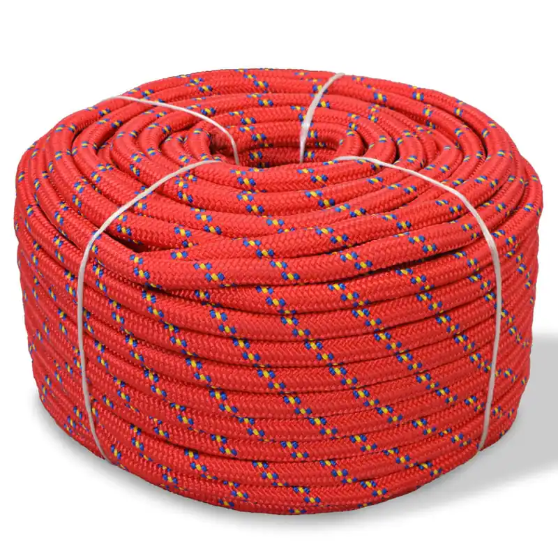 Nieuw vidaXL Corda Marina in Polipropilene 6 mm 100 m Rosso