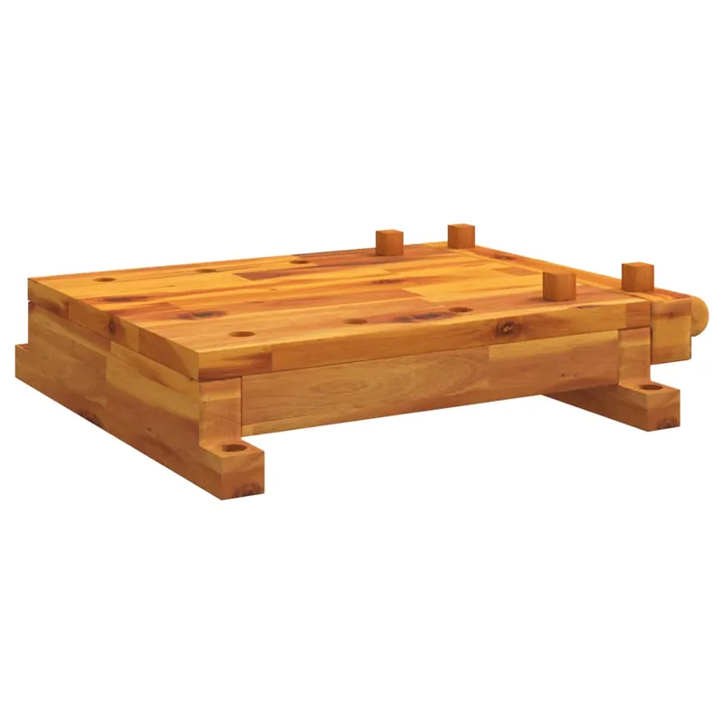 vidaXL Banco da Lavoro con Morsa 52x44x9,5 cm Legno Massello di Acacia Tijdelijk Beschikbaar