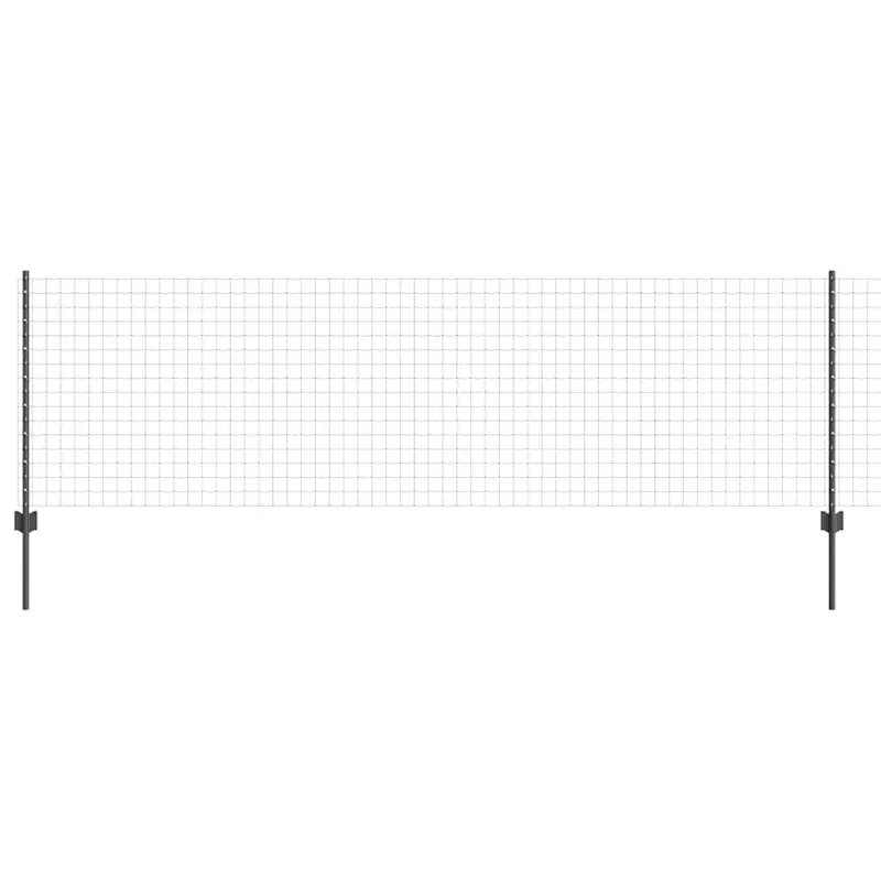 Rechtstreeks Van De Fabrikant vidaXL Recinzione Euro con palo 10 x 0,8 m Acciaio rivestito in PVC