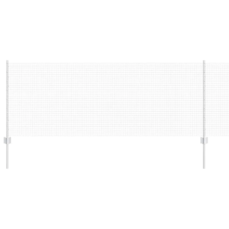 vidaXL Recinzione in rete saldata con pali 50 x 0,8 m Acciaio zincato Flitsaanbieding