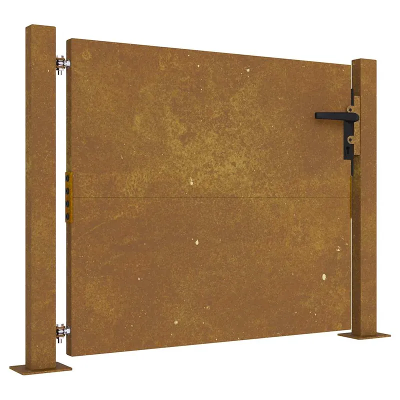 vidaXL Cancello da giardino 100x75 cm in acciaio Corten Nu Kopen