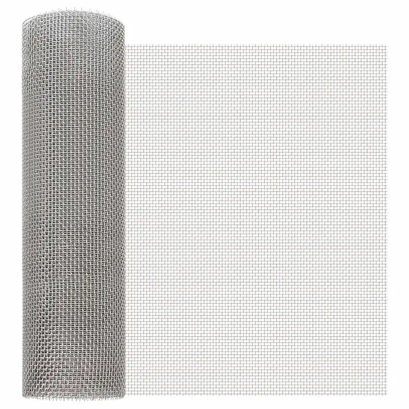 Snelle Levering vidaXL Rete per schermatura 40 x 500 cm 6 Mesh Argento