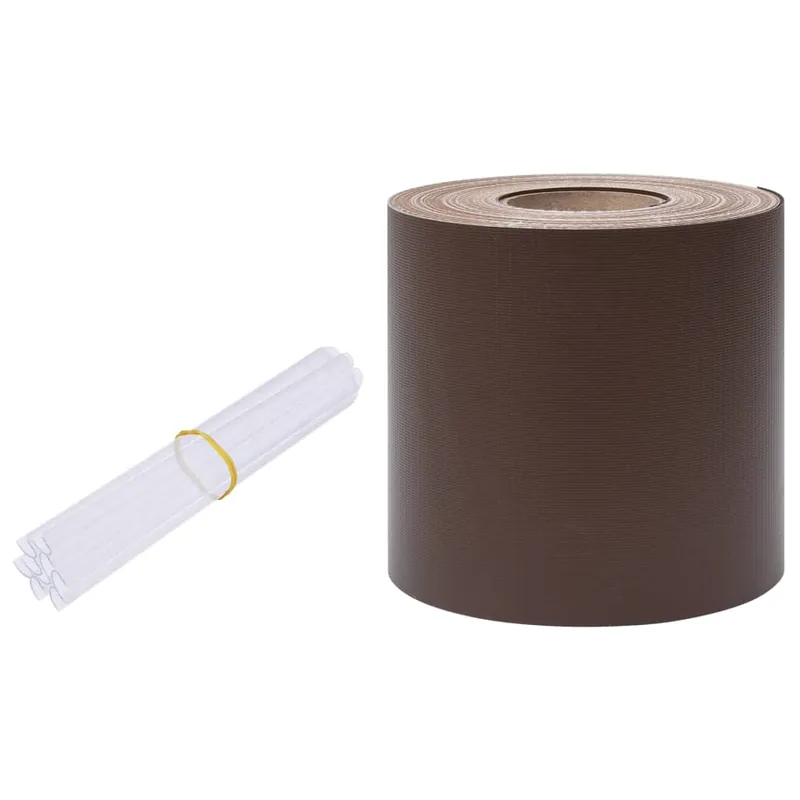 Dagaanbieding vidaXL Recinzione Frangivento da Giardino PVC 35x0,19 m Marrone