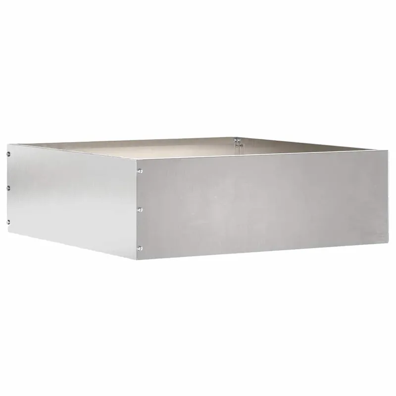Bestseller vidaXL Bordura per Prato Argento 40 x 40 x 13 cm Acciaio inossidabile