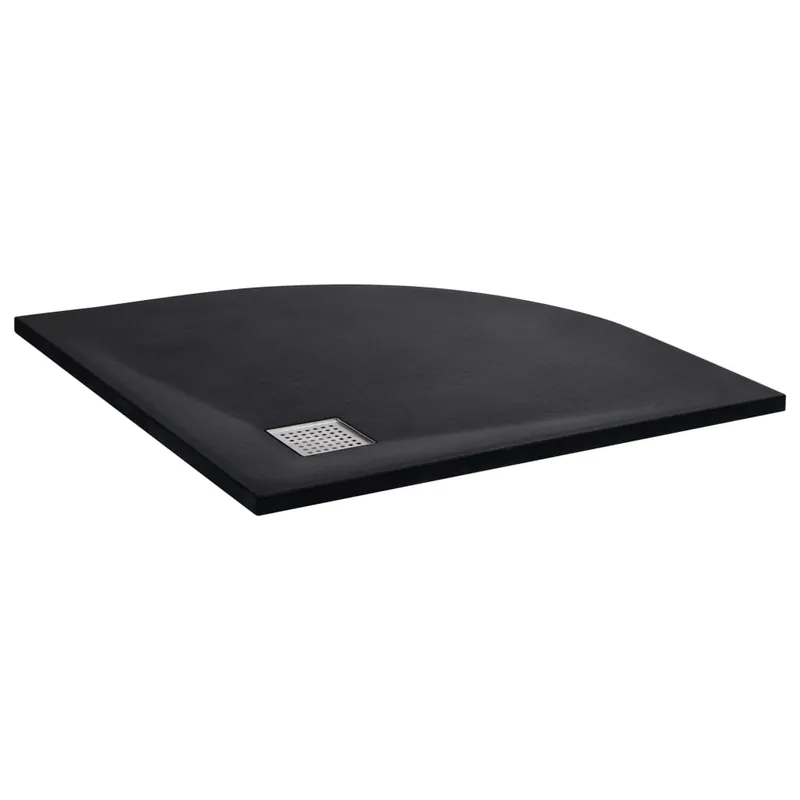 Voordeelprijs vidaXL Piatto Doccia in SMC Nero 90x90 cm