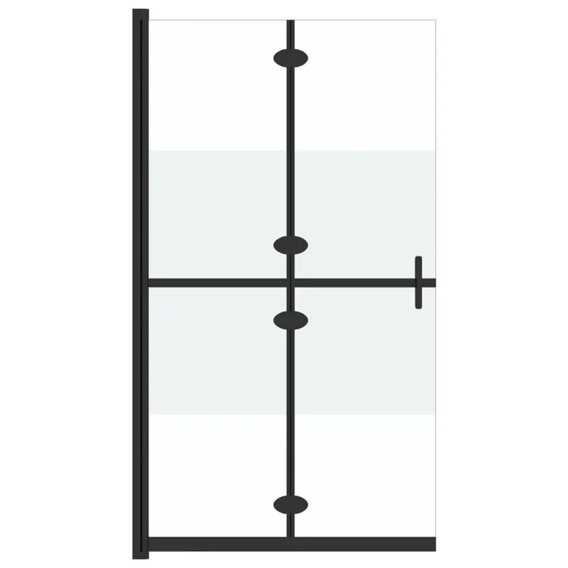 Weekendaanbieding vidaXL Parete per Doccia Walk-in Pieghevole in Vetro ESG 70x190 cm