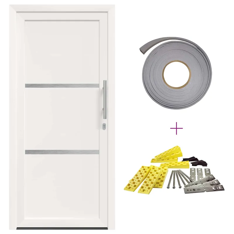 Populair vidaXL Porta Frontale Bianco 98 x 200 cm PVC