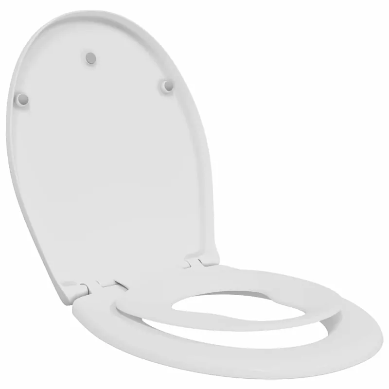 Direct Beschikbaar vidaXL Sedile del WC Bianco 47 x 37 x 4 cm Duroplast