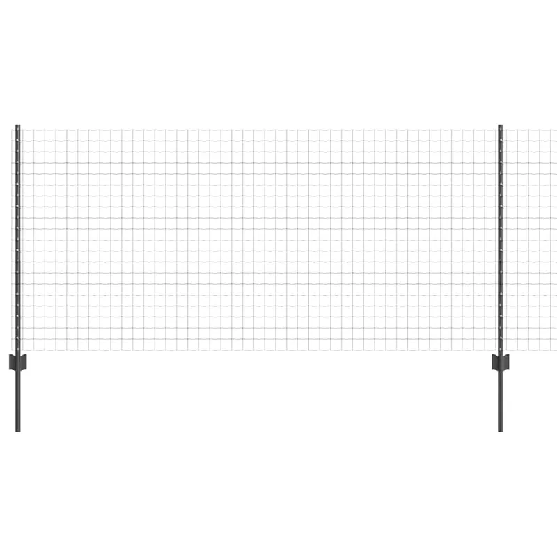 Koop Vandaag vidaXL Recinzione Euro con palo 25 x 1 m Acciaio rivestito in PVC Rete