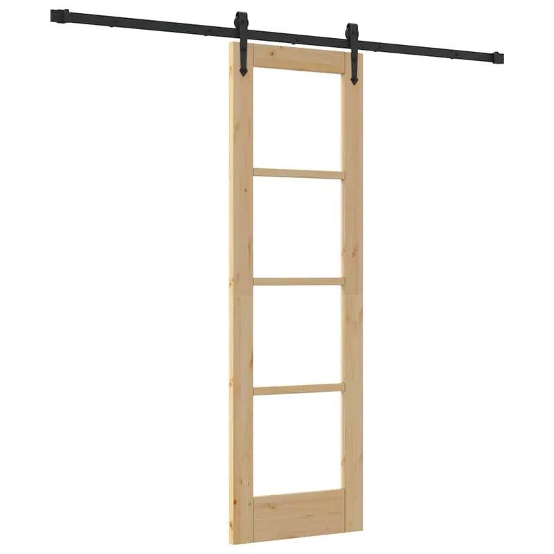 vidaXL Porta scorrevole ORKDAL Naturale 61 x 198,5 cm Op = Op