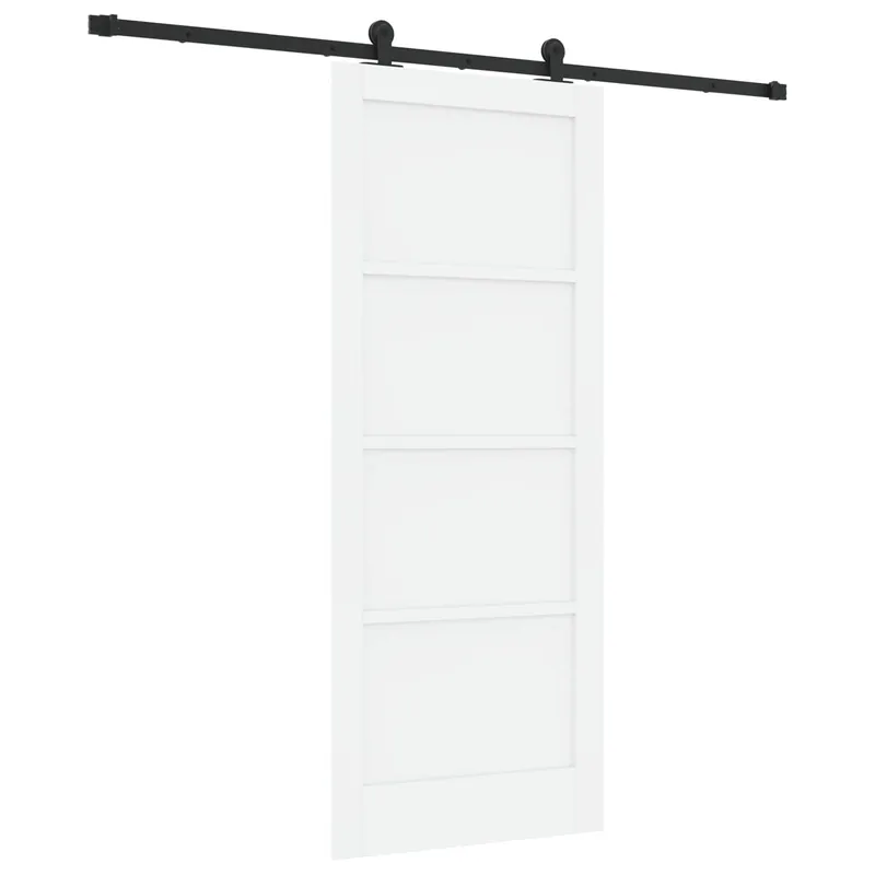 vidaXL Porta scorrevole ORKDAL Bianco 83 x 202 cm Beperkte Voorraad