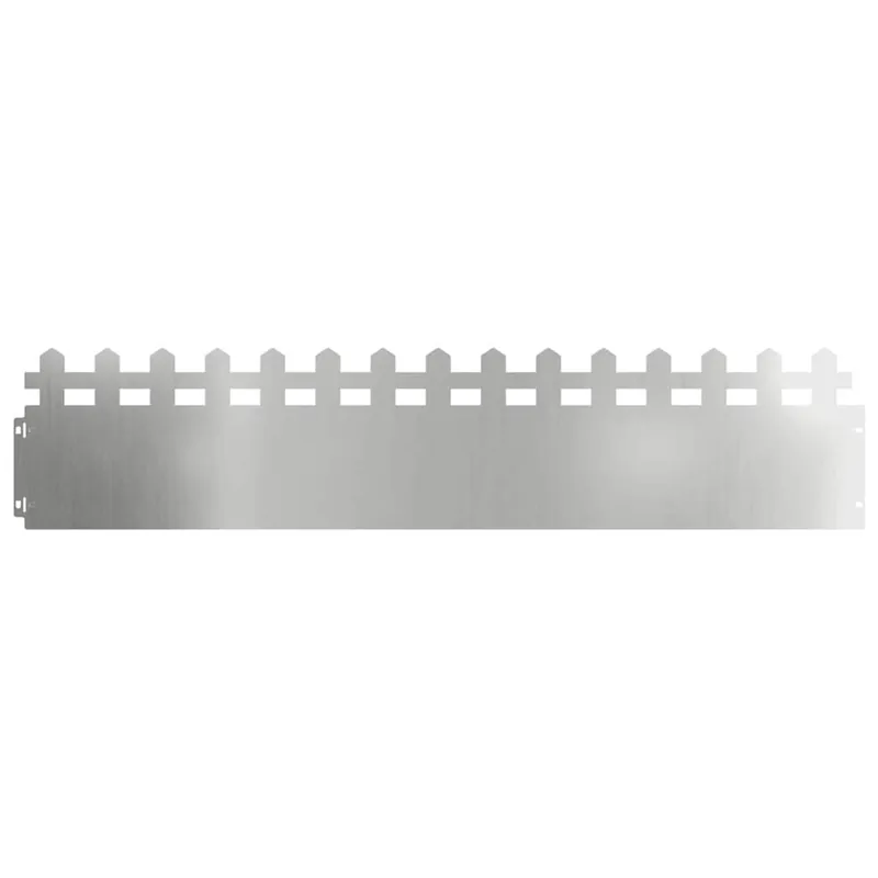 Exclusieve Aanbieding vidaXL Bordure per prato 10 pcs Argento 103 x 0,05 x 22 cm