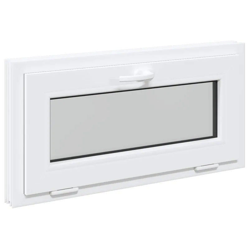 vidaXL Finestra per Soffitta RISOR 80 x 40 cm PVC e Vetro Bianco Flitsaanbieding