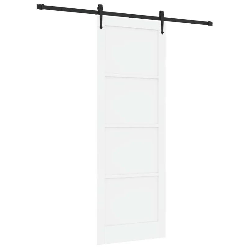 Gecertificeerd vidaXL Porta scorrevole ORKDAL Bianco 83 x 232 cm