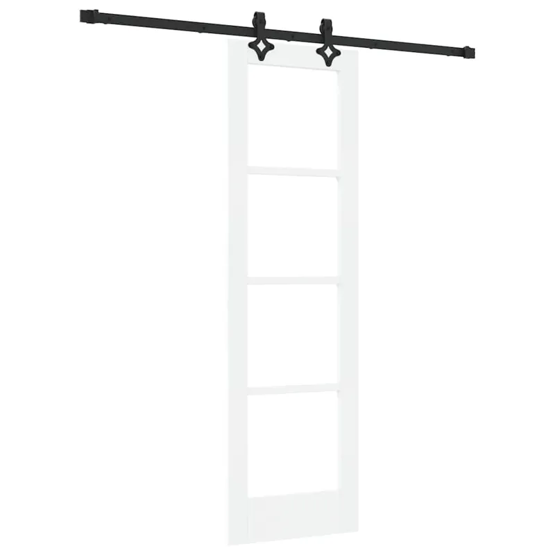Must-Have vidaXL Porta scorrevole ORKDAL Bianco e Nero 61 x 198,5 cm