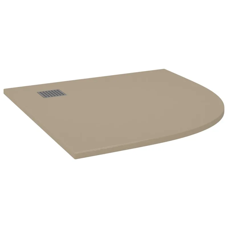 Gratis Retour vidaXL Piatto Doccia in SMC Marrone 90x90 cm