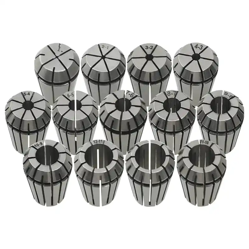 Laatste Kans vidaXL Pinze per Colletti ER20 Set Utensili per Tornitura 13 pz