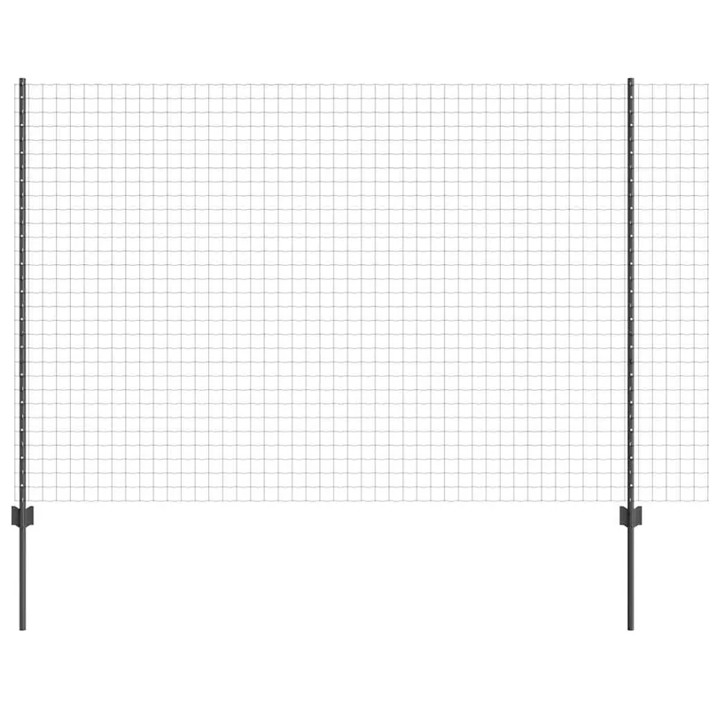 vidaXL Recinzione Euro con palo 10 x 1,5 m Acciaio rivestito in PVC Alleen Vandaag
