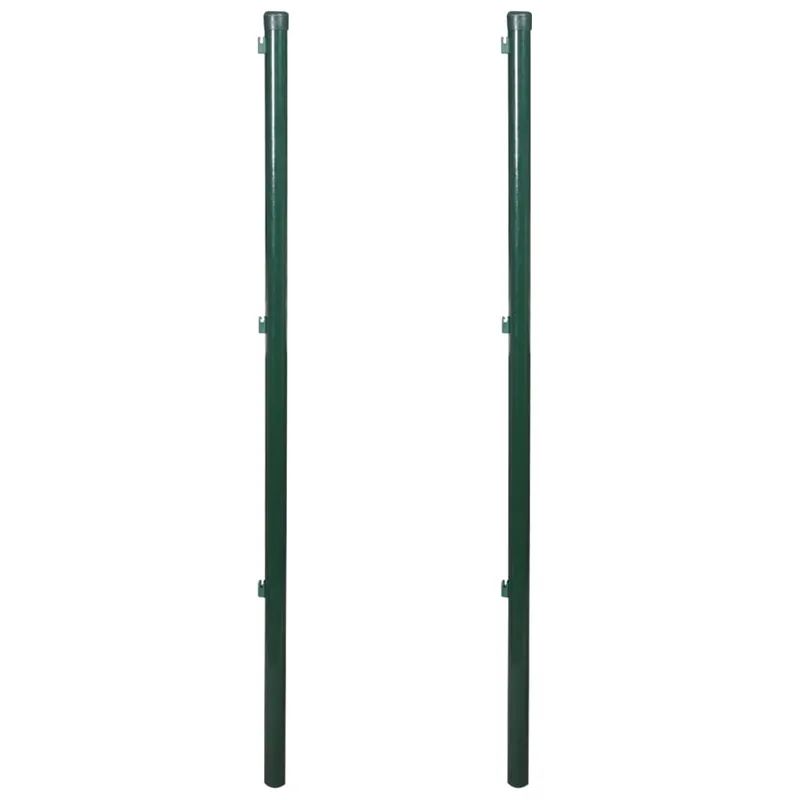 vidaXL Pali per Recinzione 2 pz 115 cm Dagaanbieding