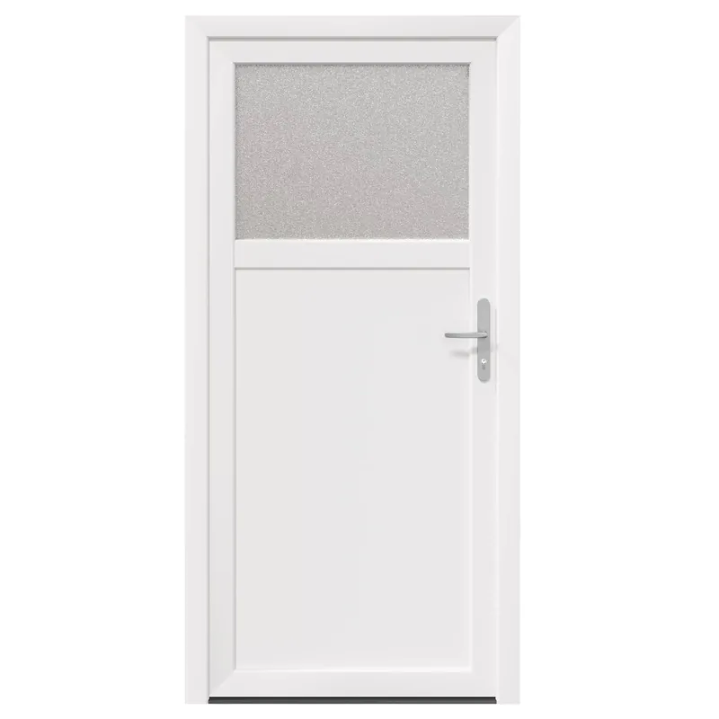 Superprijs vidaXL Porta d‘ingresso laterale Bianco 88 x 198 cm PVC