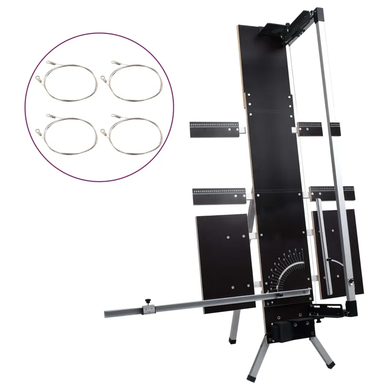 Weekendaanbieding vidaXL Macchina di Taglio Poliuretano Espanso Gambe in Alluminio 200 W