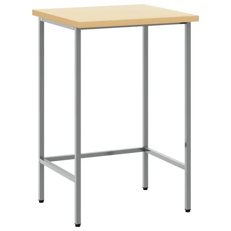Seizoensaanbieding vidaXL Tavolo angolare Grigio 55 x 55 x 85 cm