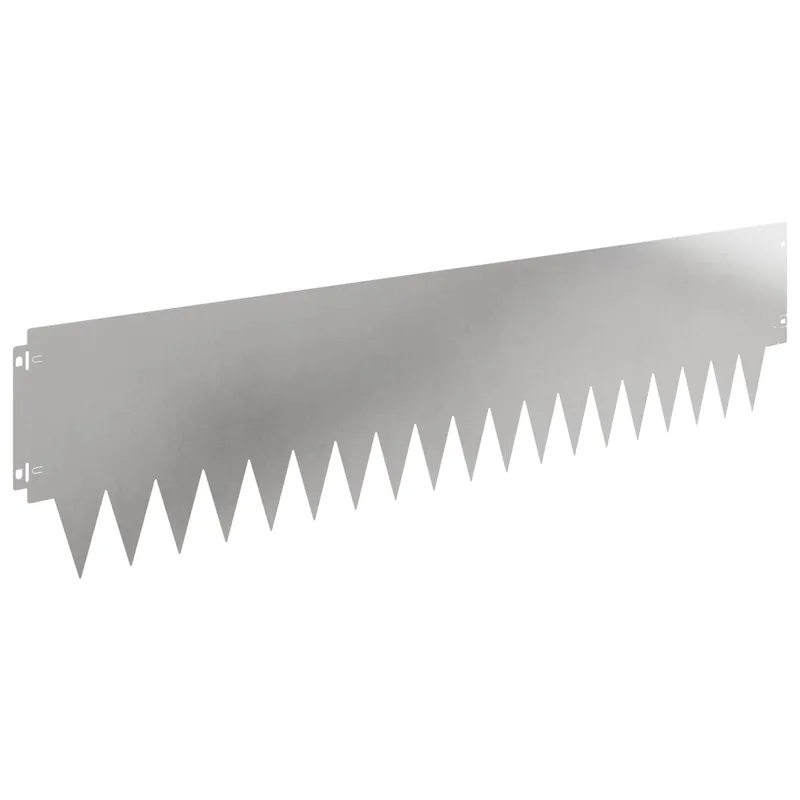 Premium vidaXL Bordura per Prato 10 pcs metallo
