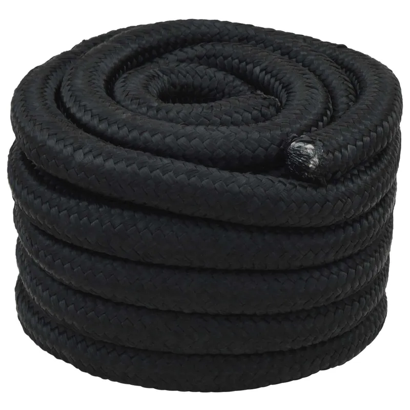 Bestel Nu vidaXL Corda da Barca 5 m 3 Nero PP