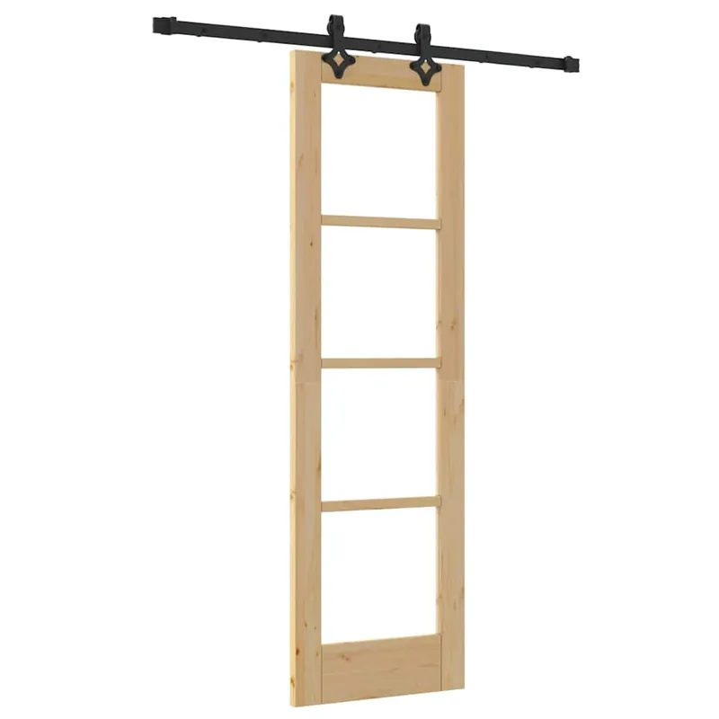 vidaXL Porta scorrevole Naturale 61 x 198,5 cm Koopje
