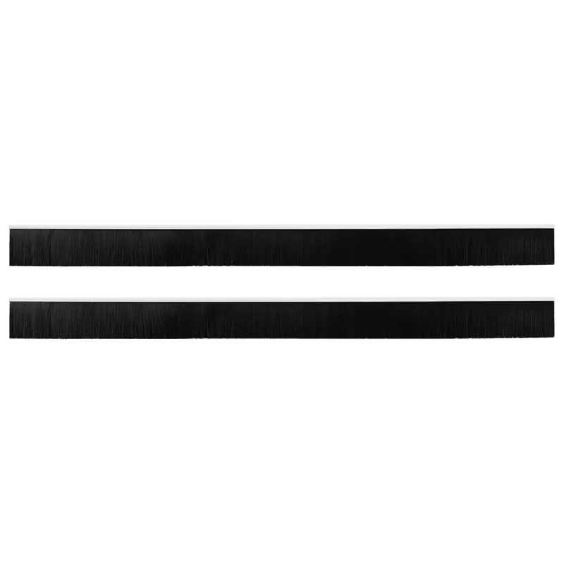 Gereduceerde Prijs vidaXL Spazzole per porte autoadesive 2 pcs Bianco 100 cm