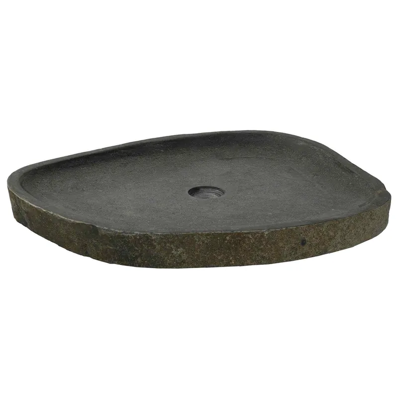 Finale Uitverkoop vidaXL Lavabo Grigio 65 x 50 x 6 cm Pietra fiume
