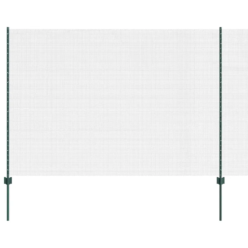 Express Levering vidaXL Recinzione in rete saldata con pali 10 x 1,5 m Acciaio zincato