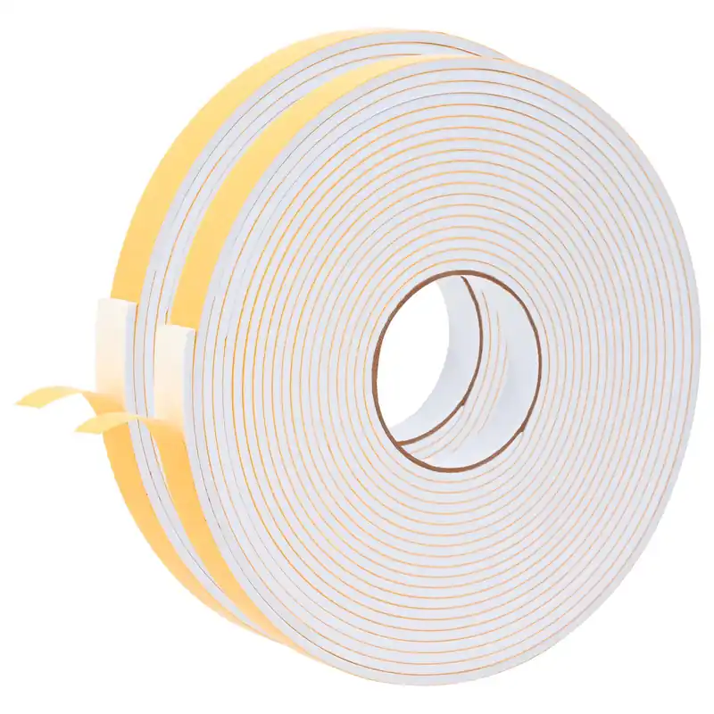 vidaXL Nastro adesivo in schiuma 2 pcs Bianco 20mm x 10m Schiuma CR Lage Kosten