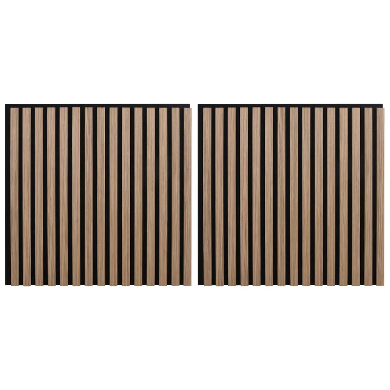 vidaXL Pannelli da parete 2 pcs Marrone 60,5 x 60 cm Dagaanbieding