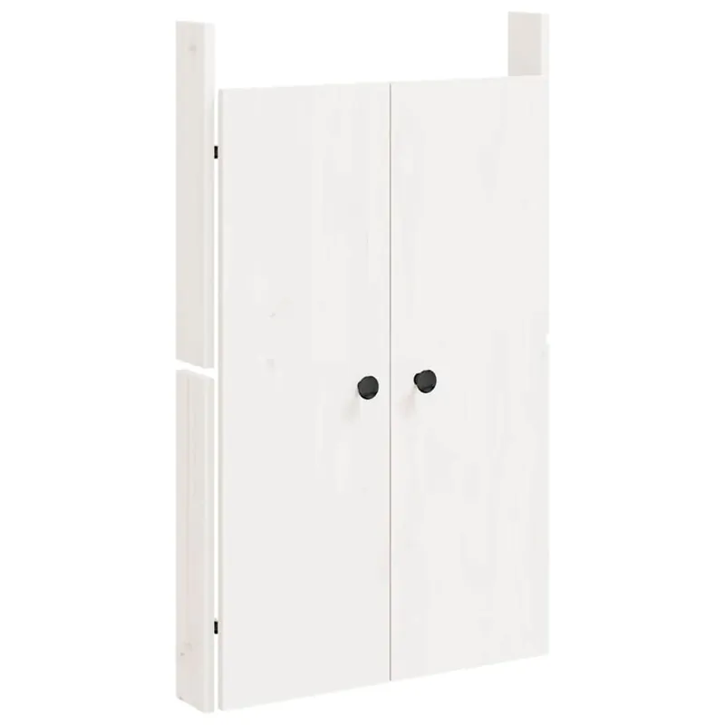 Direct Verzonden vidaXL Ante da Cucina da Esterno MEPPEL Bianche 50x9x82 cm Legno Massello di Pino