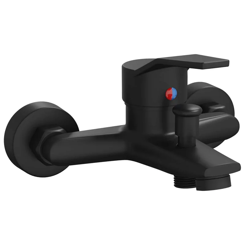 Bestel Nu vidaXL Miscelatore Doccia Nero G 1 / 2 pollici