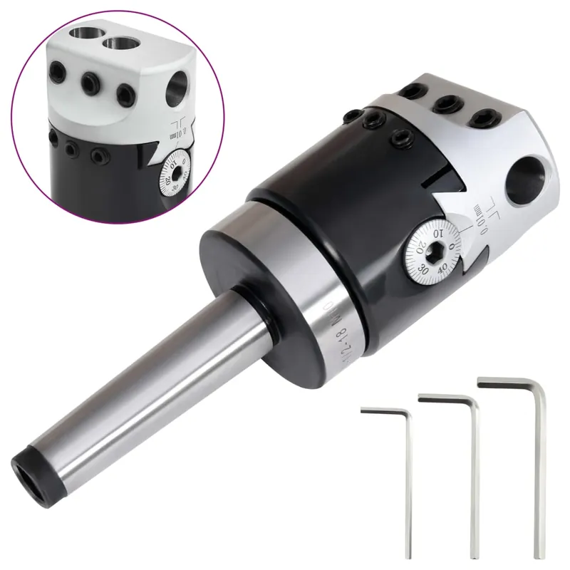 vidaXL F1-12 Testa Foratura 50 mm con Gambo MT2-M10 per Tornio Fresatura Lage Kosten