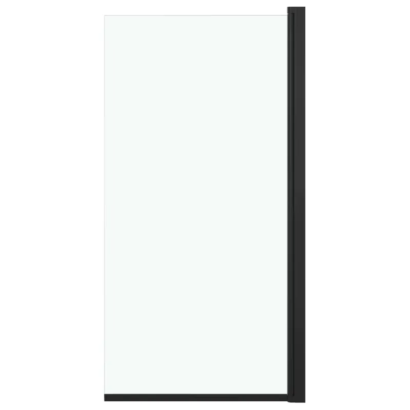 vidaXL Box Doccia in ESG 68x130 cm Nero Bestel Nu
