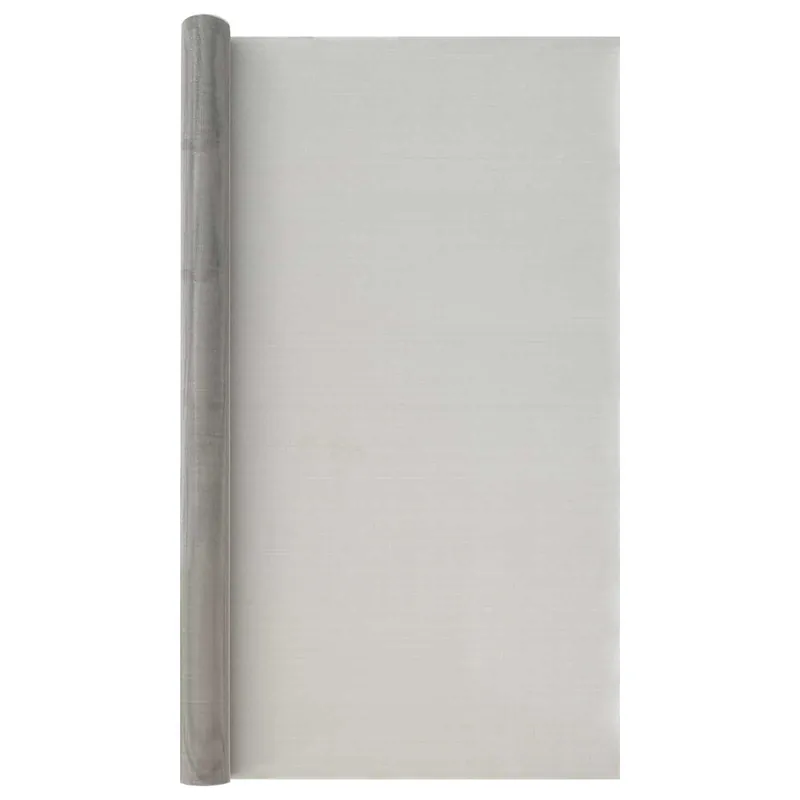 Superprijs vidaXL Rete per schermatura 120 x 2000 cm 30 Mesh Argento