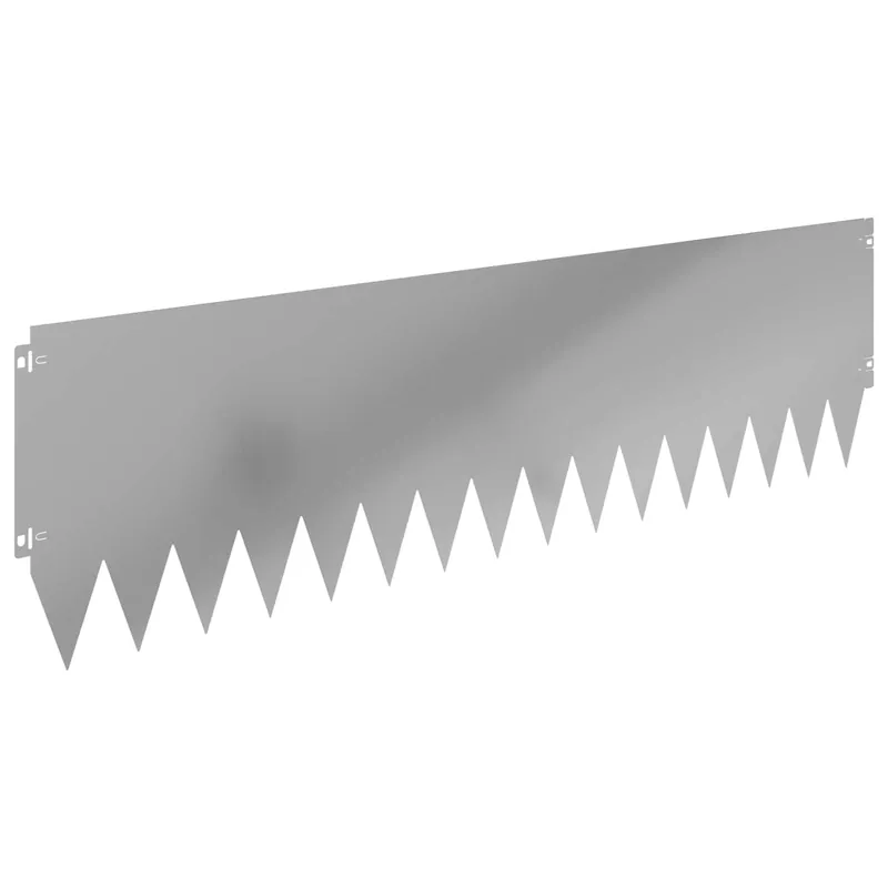 Koop Online vidaXL Bordura per Prato 20 pcs 103 x 30 cm Acciaio Argento