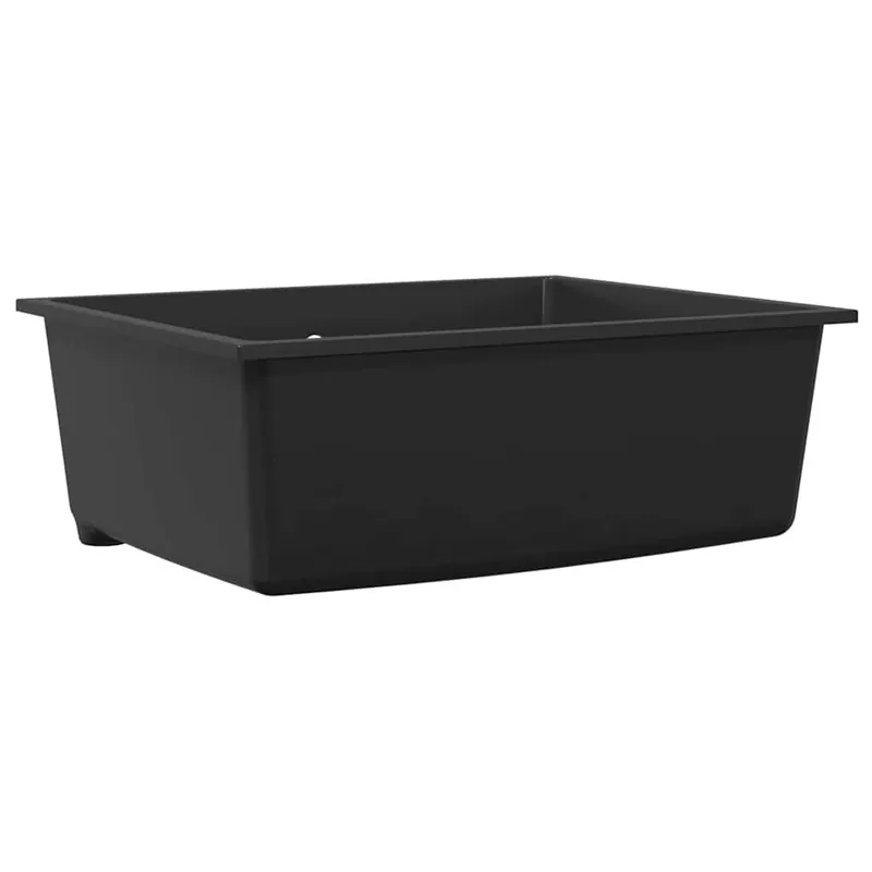 Speciale Aanbieding vidaXL Lavello da cucina Nero 54 x 44 x 20 cm Granito