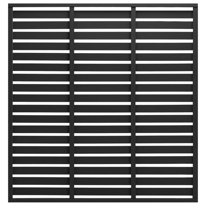 Aanbieding vidaXL Pannello di Recinzione in WPC 180x180 cm Nero